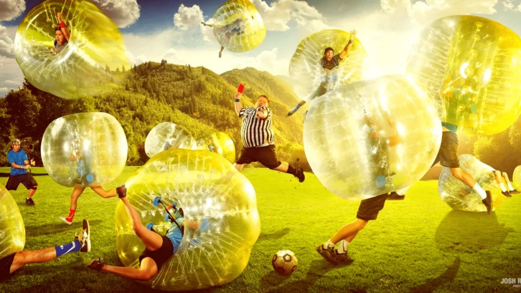 Bubble Soccer im Ruhrgebiet